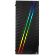 Gabinete Aerocool Streak RGB USB 3.0 Cristal Templado Negra 2